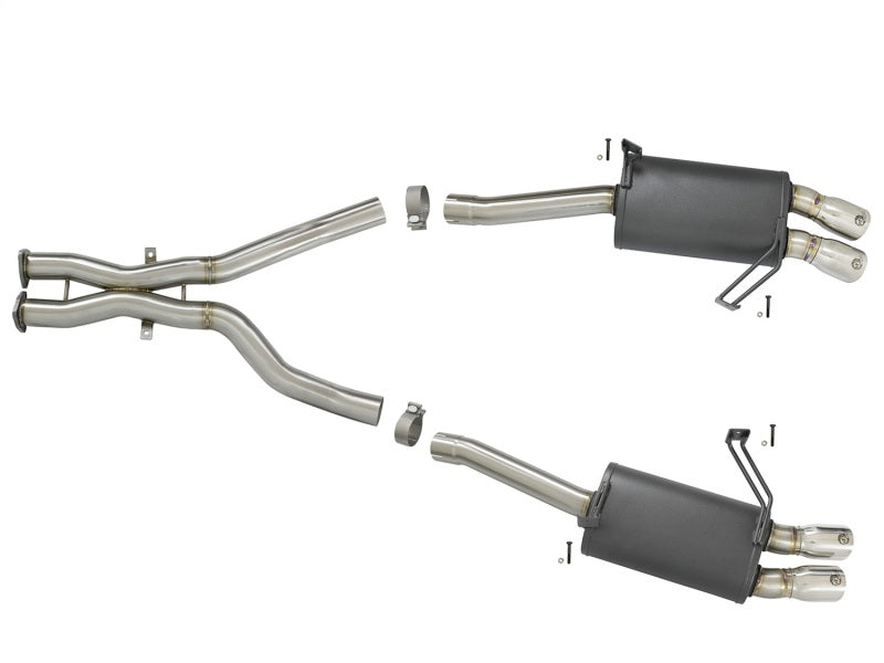 aFe MACH Force-Xp 2-1/2in 304 SS Cat-Back Exhaust w/Polished Tips 05-08 BMW Z4 M Coupe (E86) L6 3.2L-thumbmail-3