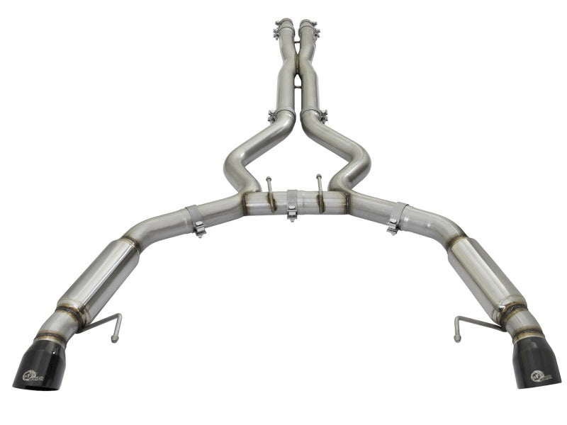 aFe MACHForce XP 3in 304 SS Sport Tone Cat-Back w/ Black Tips 15-17 Ford Mustang V6-3.7L/V8-5.0L-thumbmail-3