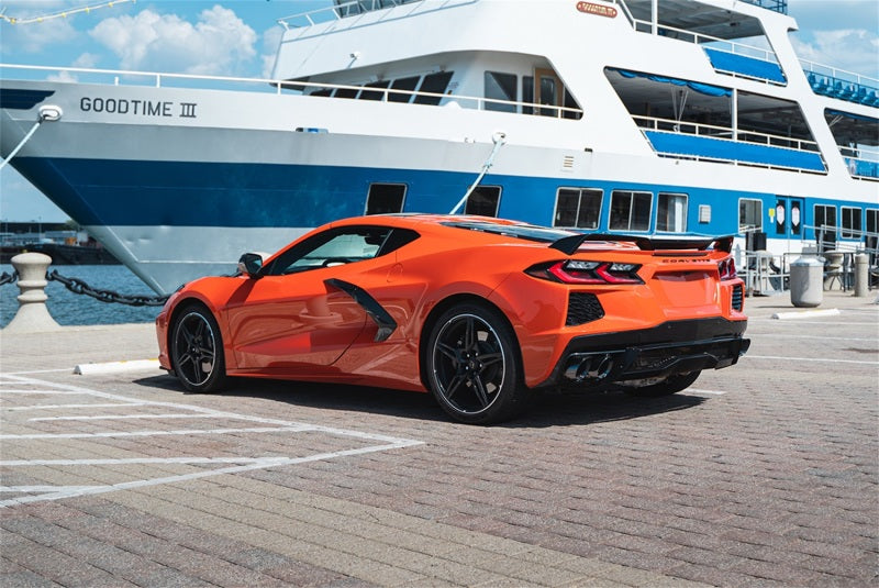 Corsa 2020 Corvette C8 3in Xtreme Cat-Back Exhaust 4.5in Black Quad Tips - Deletes stock AFM Valve-thumbmail-3