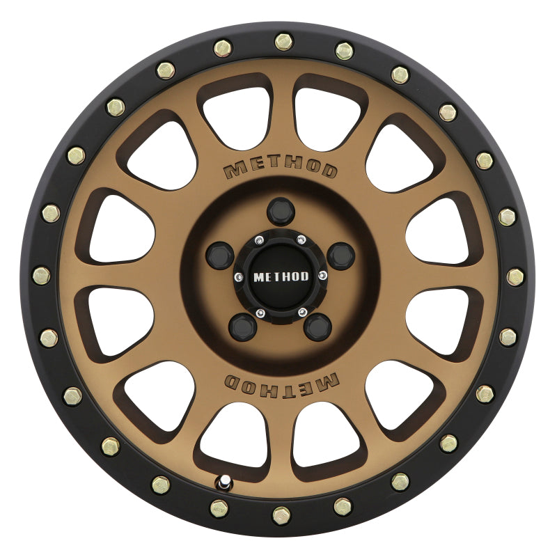 Method MR305 NV 17x8.5 0mm Offset 5x5.5 108mm CB Method Bronze/Black Street Loc Wheel-thumbmail-2