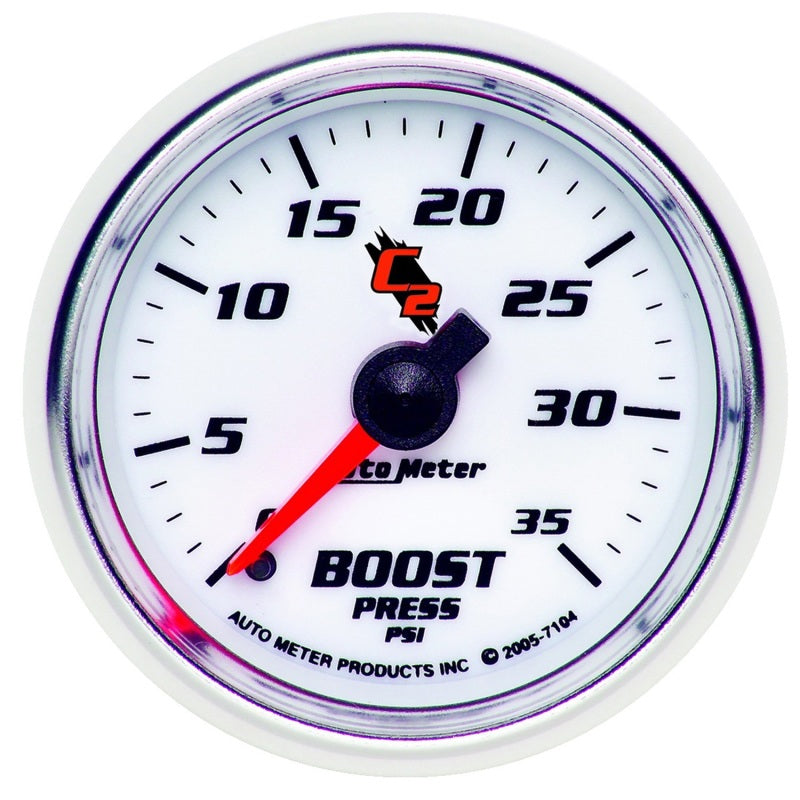 Autometer C2 52mm 0-35 PSI Mechanical Boost Gauge-thumbmail-1