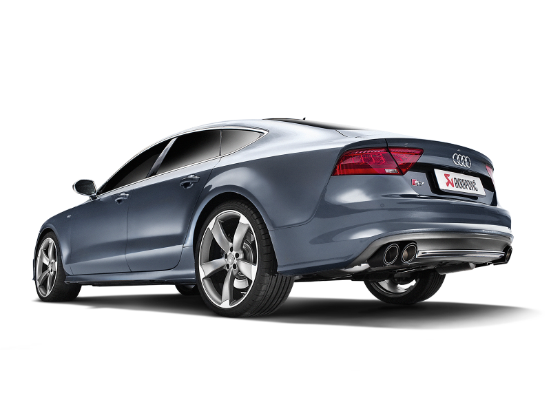 Akrapovic 13-17 Audi S6 Avant/Limousine (C7) Evolution Line Cat Back (Titanium) w/ Carbon Tips-thumbmail-11