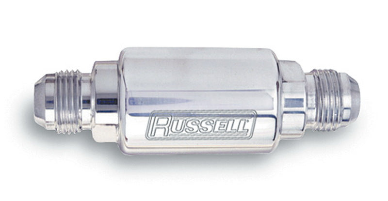 Russell Performance Polished Aluminum (3in Length 1-1/4in dia. -6 x 3/8in male NPT inlet/outlet)-thumbmail-2