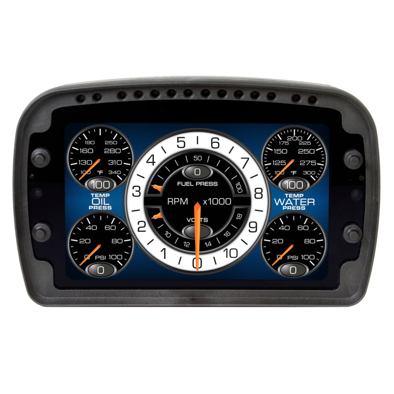 Autometer Racing Instrument Display Color LCD Including Shift and Alarm Lights Datalogging CD7-thumbmail-7