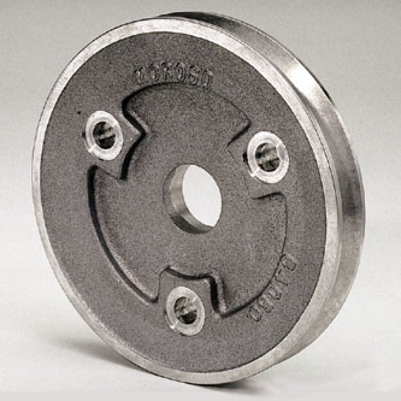 Moroso Chevrolet Small Block (w/Short Pump) Crankshaft Pulley - Single Groove - Cast Aluminum-thumbmail-1