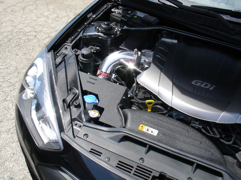 Injen 2013+ Hyundai Genesis Coupe (3.8L ONLY) V6 Polished Short Ram Intake w/ Heat Shield & Cover-thumbmail-5