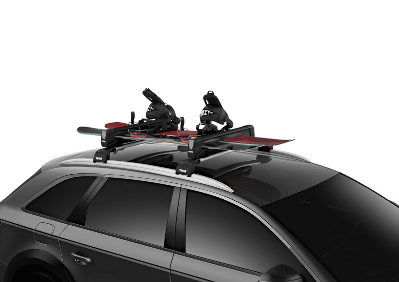 Thule SnowPack Extender Slide-out Ski/Snowboard Rack (Up to 6 Pair Skis/4 Snowboards) - Black-thumbmail-20