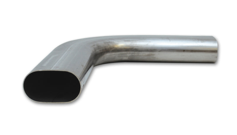 Vibrant 3.5in Oval (Nominal Size) T304 SS 90 deg Mandrel Bend 6in x 6in leg lengths-thumbmail-2