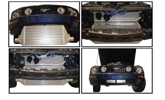 ATP 05+ Mustang GT Twin Turbo Application 900HP Front Mounted Intercooler (Inc Mounting Hardware)