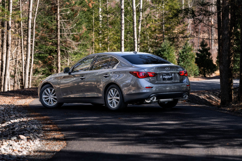 MBRP 16-22 Infiniti Q50 3.0L RWD/AWD 3in Cat-Back Dual Split Rear Street Version T304-thumbmail-4