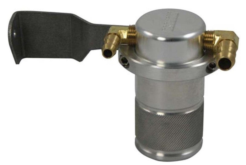 Moroso 07-14 Toyota Tundra Air/Oil Separator Catch Can - Small Body - Billet Aluminum-thumbmail-1