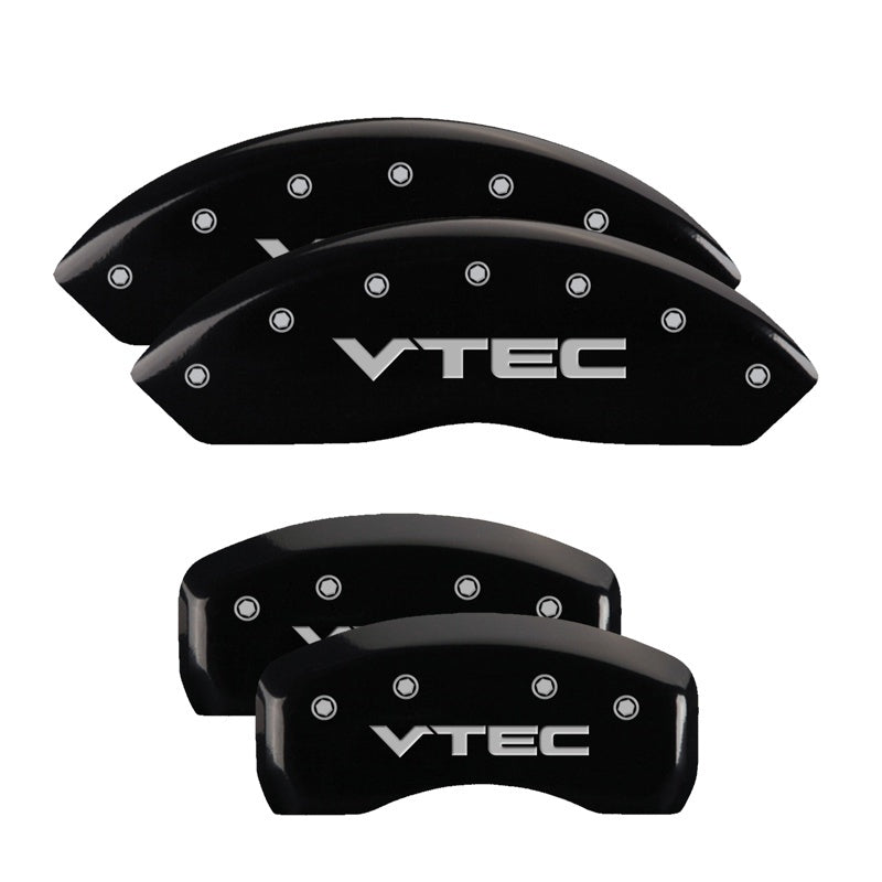MGP 4 Caliper Covers Engraved Front & Rear Vtech Black finish silver ch-thumbmail-3