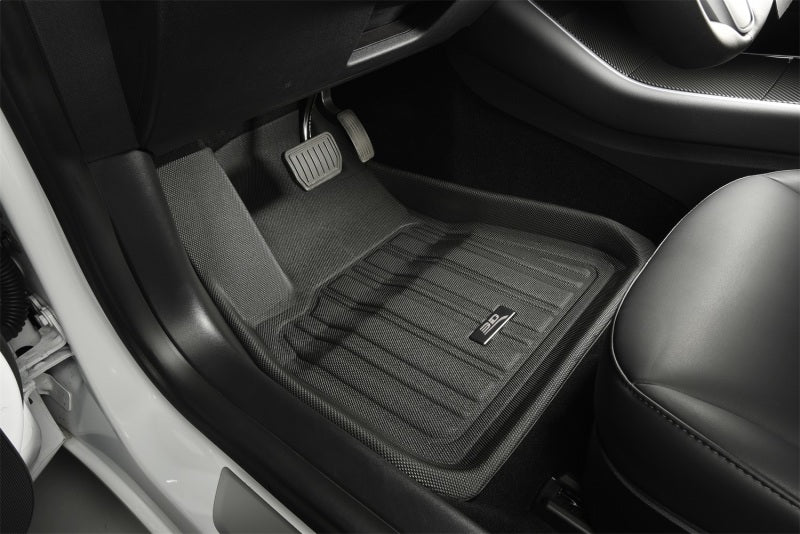 3D MAXpider 2020-2021 Tesla Model Y Elitect 1st & 2nd Row Floormats - Black-thumbmail-5