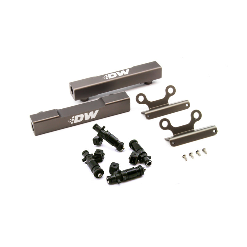 DeatschWerks 02+ Subaru WRX / 07+ STI/LGT Top Feed Fuel Rail Upgrade Kit w/ 1200cc Injectors-thumbmail-2