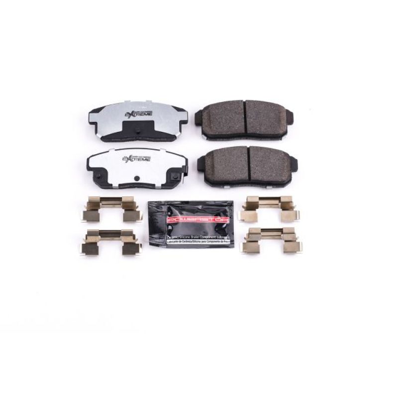Power Stop 04-11 Mazda RX-8 Rear Z26 Extreme Street Brake Pads w/Hardware-thumbmail-2