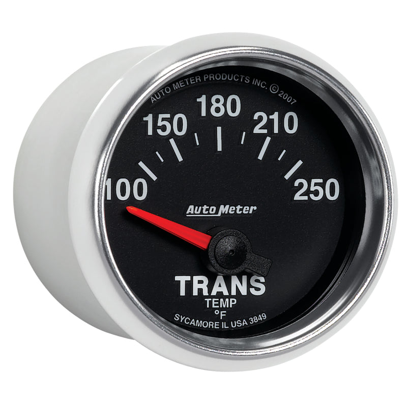 Autometer GS 52mm 100-250 Degree F Short Sweep Electronic Transmission Temperature Gauge-thumbmail-5