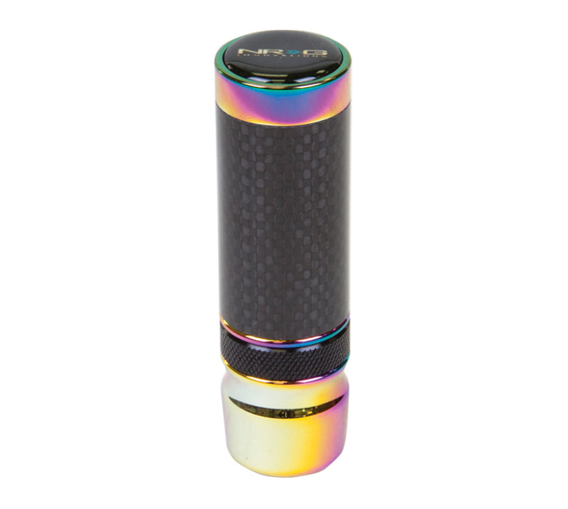NRG Slimboy Adjustable Shift Knob (M10X1.25) Nissan / Mazda / Toyota - Carbon Fiber / Neochrome-thumbmail-1
