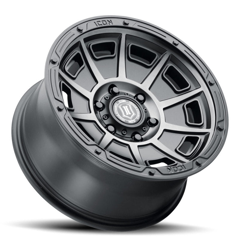ICON Victory 17x8.5 6x120 0mm Offset 4.75in BS Smoked Satin Black Tint Wheel-thumbmail-3