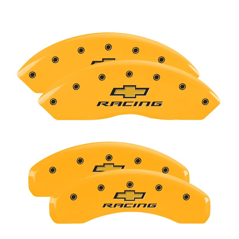 MGP 4 Caliper Covers Engraved Front & Rear MGP Yellow finish black ch-thumbmail-2