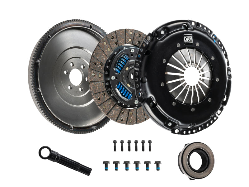 DKM Clutch 2.0 VW/Audi A3 TSI 8 Bolt Sprung Organic MB Clutch w/Steel Flywheel (440 ft/lbs Torque)-thumbmail-2