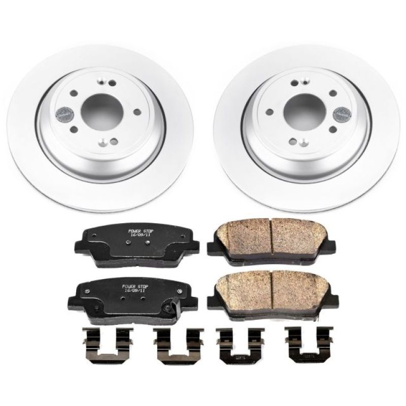 Power Stop 11-16 Hyundai Equus Rear Z17 Evolution Geomet Coated Brake Kit-thumbmail-1