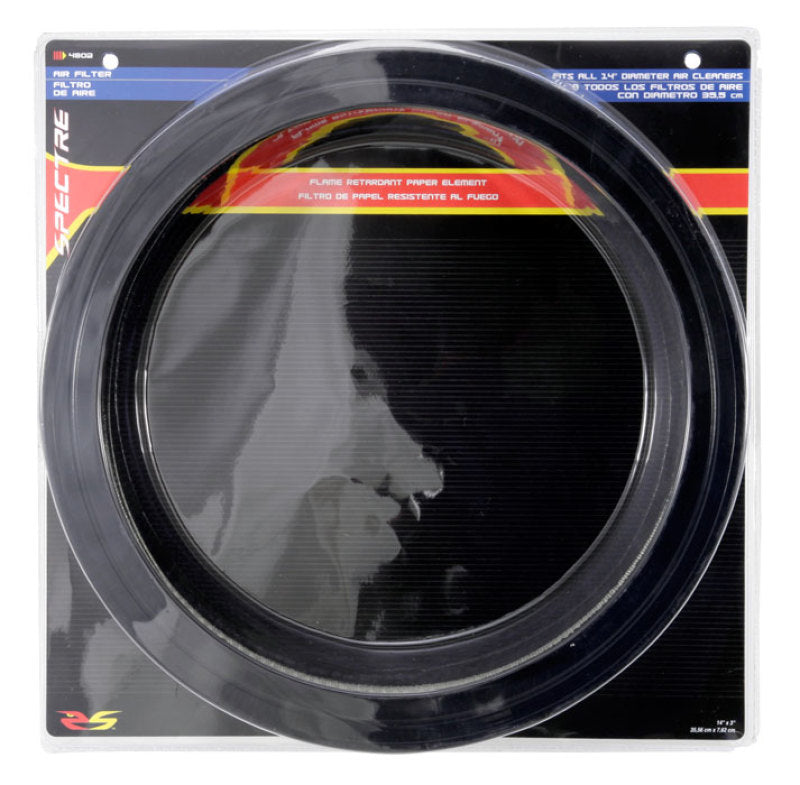Spectre Round Air Filter 14in. x 3in. - White (Paper)-thumbmail-8