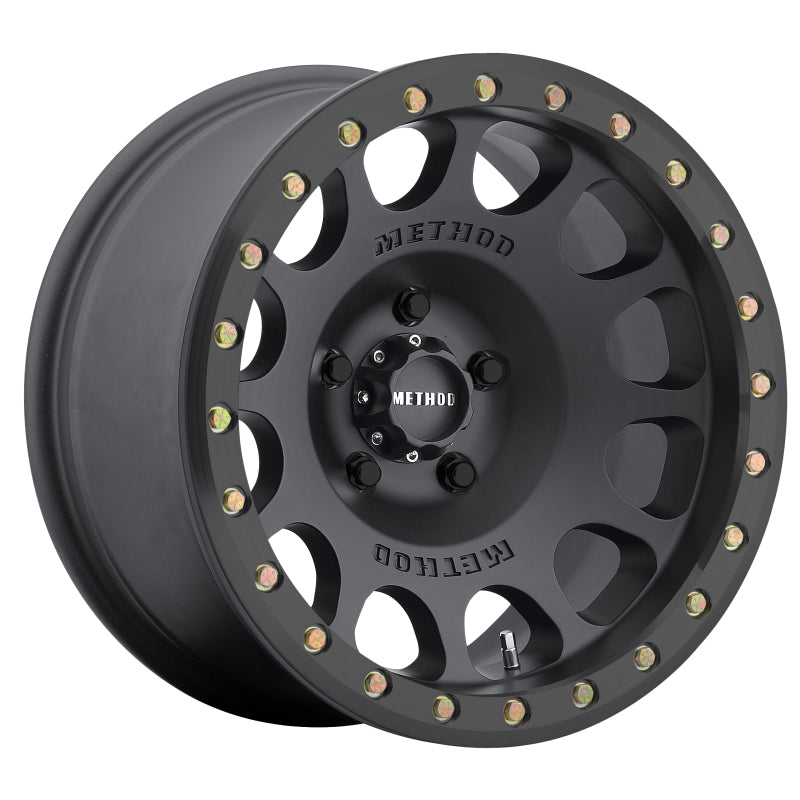 Method MR105 Beadlock 17x9 -38mm Offset 5x5 71.5mm CB Matte Black w/BH-H24125 Wheel-thumbmail-1