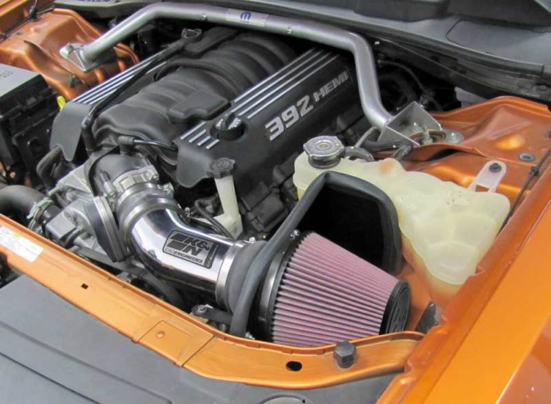 K&N Performance Intake Kit TYPHOON; 11 Dodge Challenger 6.4L V8-thumbmail-5