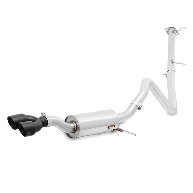 Mishimoto 14-16 Ford Fiesta ST 1.6L 2.5in Stainless Steel Cat-Back Exhaust w/ Black Tips-thumbmail-8