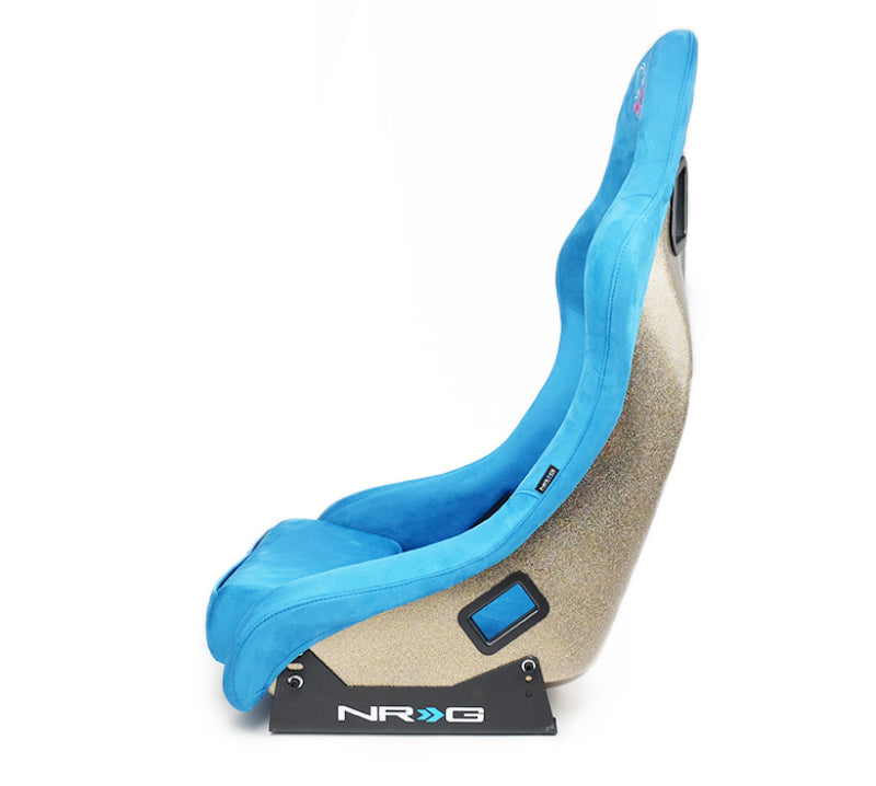 NRG FRP Bucket Seat ULTRA Edition - Medium (Blue Alcantara/Pearlized Back)-thumbmail-8