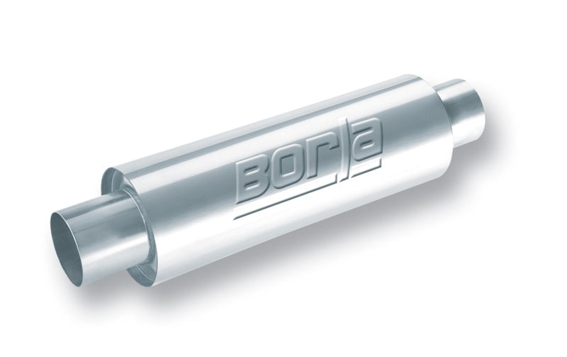 Borla XR-1 Racing Sportsman 3 inch Outlet / 3 inch Inlet Round Muffler-thumbmail-2