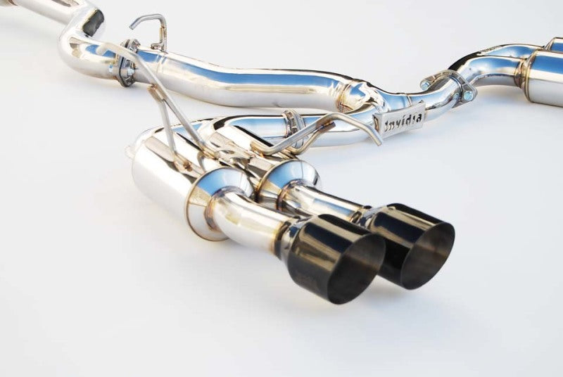 Invidia 2015+ Subaru WRX / STI Gemini/R400 Single Layer Quad Black Tip Cat-Back Exhaust-thumbmail-3