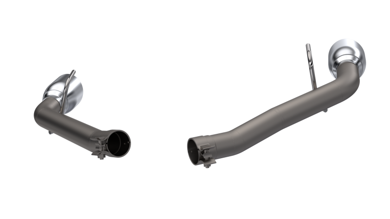 QTP 10-13 Chevrolet Camaro SS 6.2L 304SS Eliminator Muffler Delete Axle Back Exhaust w/4.5in Tips-thumbmail-2