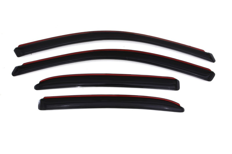 AVS 03-07 Honda Accord Ventvisor In-Channel Front & Rear Window Deflectors 4pc - Smoke-thumbmail-15