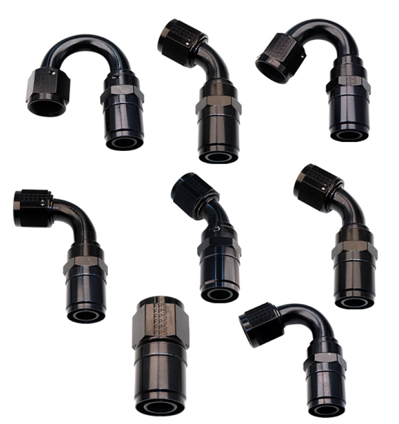 Fragola -8AN Race-Rite Crimp-On Hose End 90 Degree-thumbmail-1