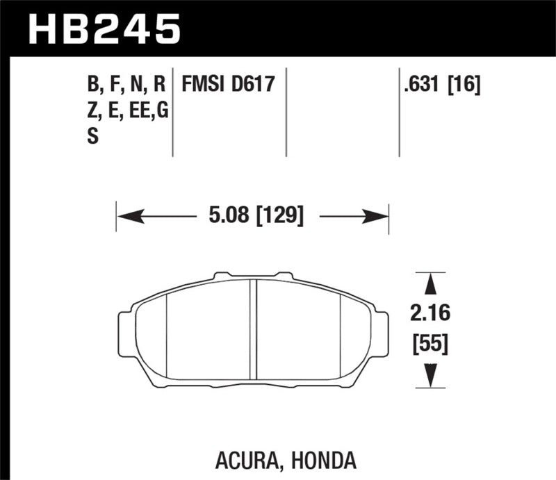 Hawk Performance ER-1 Motorsport Brake Pads-thumbmail-1