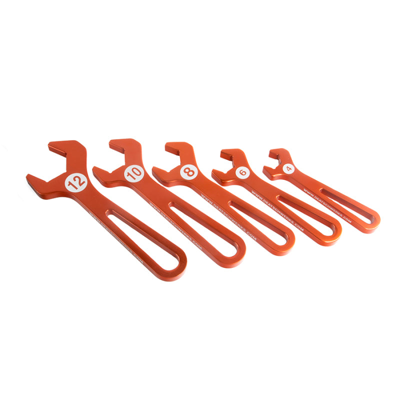 DeatschWerks T6061 AN Hose End Wrench Set (Sizes 4, 6, 8, 10,12)-thumbmail-1