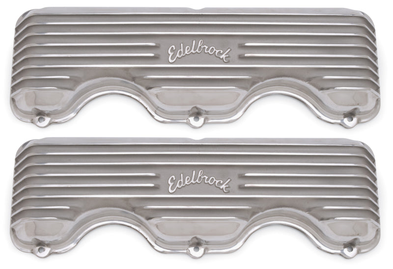 Edelbrock Valve Cover Classic Series Chevrolet W 348/409 CI V8 Polshed-thumbmail-3