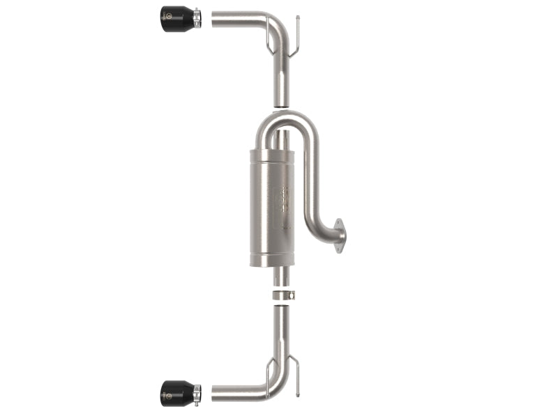 aFe 19-22 Mazda 3 L4 2.5L Takeda 3in to 2-1/2in 304 Stainless Steel Axle-Back Exhaust w/ Black Tip-thumbmail-6