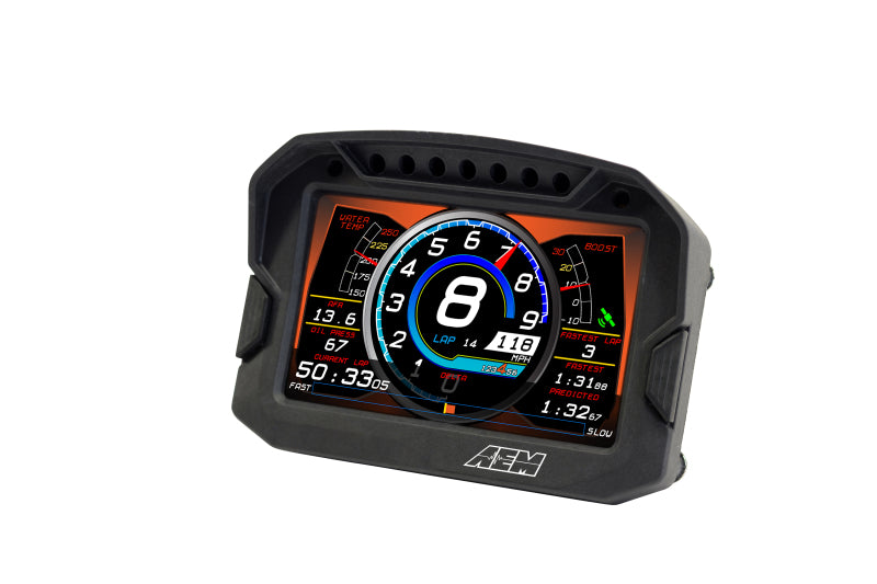 AEM CD-5LG Carbon Logging Digital Dash Display w/ Internal 10Hz GPS & Antenna-thumbmail-16