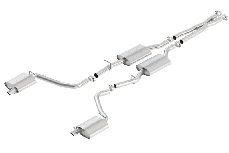 Borla 2015 Dodge Challenger 3.6L V6 ATAK Catback Exhaust No Tips Factory Valance-thumbmail-2