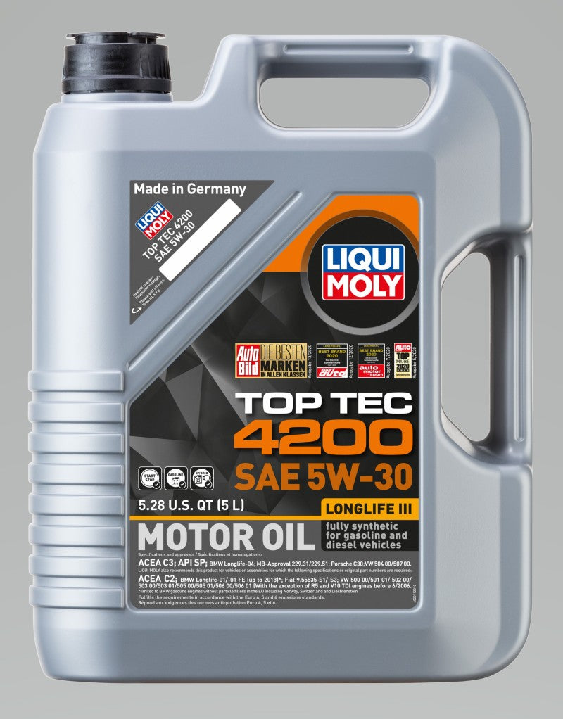 LIQUI MOLY 5L Top Tec 4200 Motor Oil 5W30-thumbmail-2