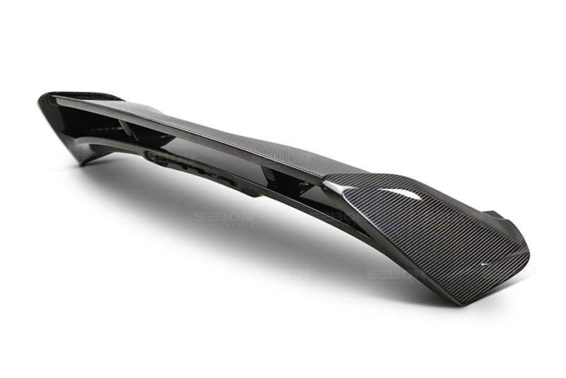 Seibon 2015-2017 Ford Focus ST/RS Hatchback Carbon Fiber Rear Spoiler (3rd Brake Light Not Included)-thumbmail-12