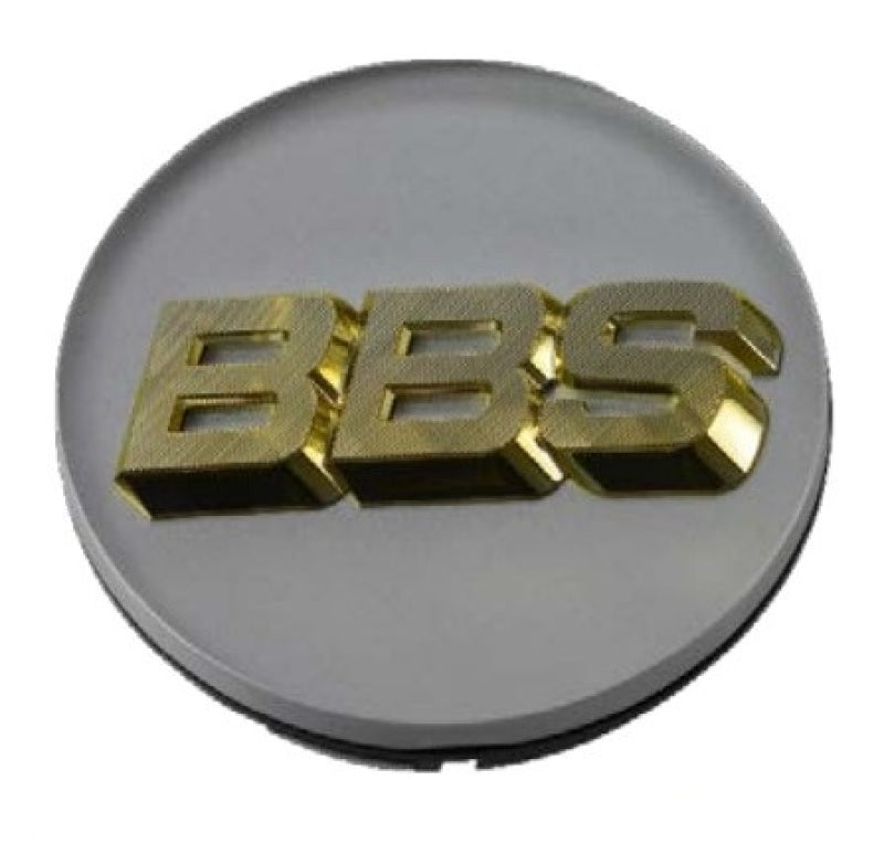 BBS Center Cap 70.6mm White/Gold (3-tab)-thumbmail-1