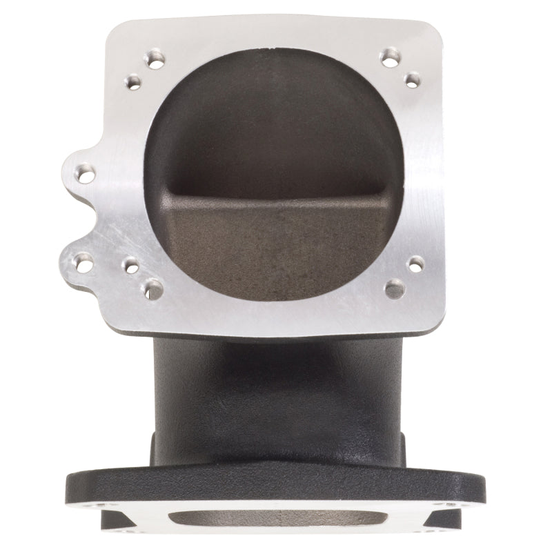 Edelbrock High Flow Intake Elbow 95mm Throttle Body to Square-Bore Flange Black Finish-thumbmail-12