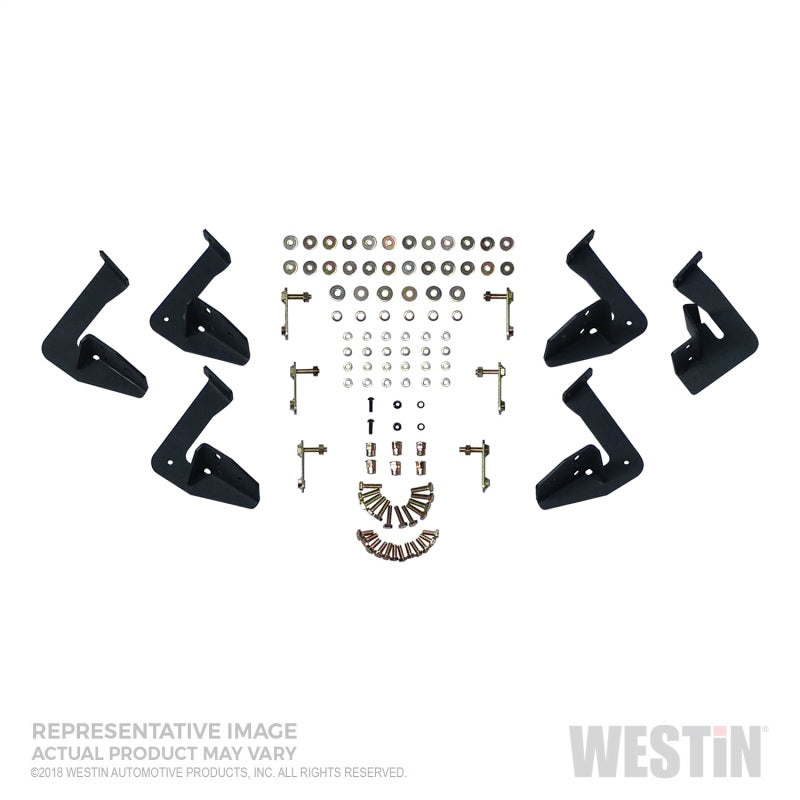 Westin/HDX 15-21 Chevrolet/GMC Colorado/Canyon Ext. Cab HDX SS Drop Nerf Step Bars - Textured Black-thumbmail-6