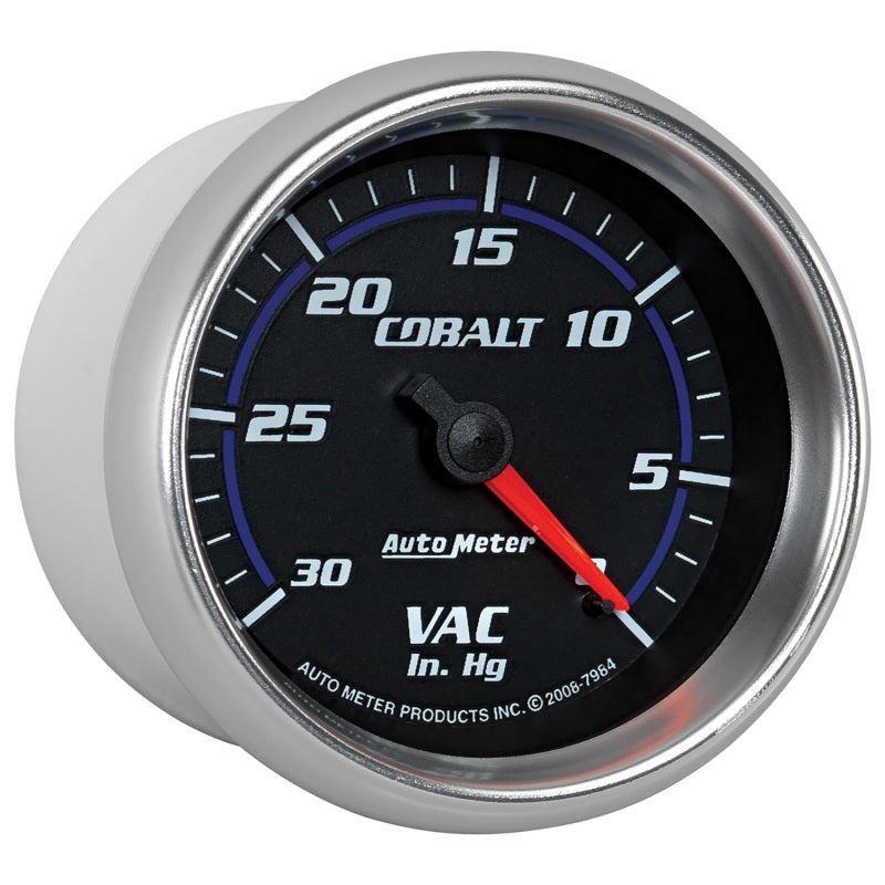 Autometer Cobalt 2-5/8in. / 0-30 IN HG / Mechanical Vacuum Gauge-thumbmail-3