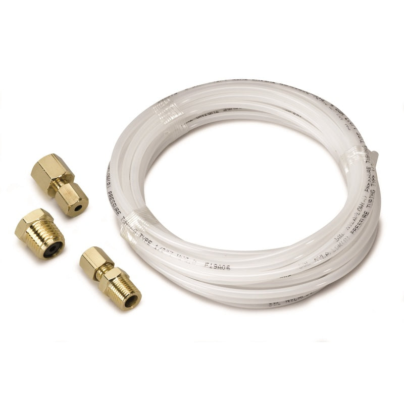Autometer 12 Foot Nylon Tubing 1/8in. w/ 1/8in. Brass Compression Fittings-thumbmail-1