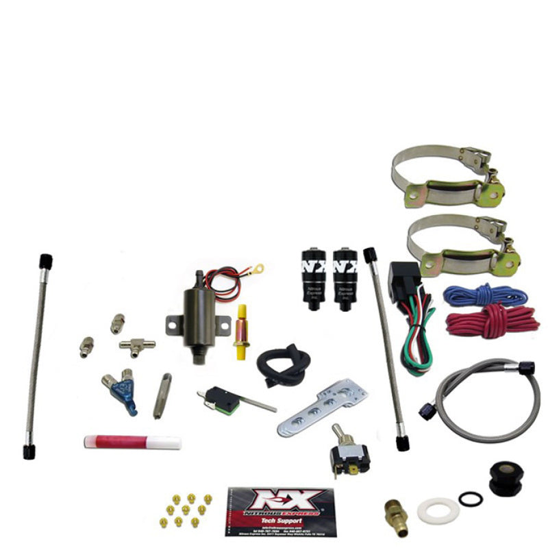 Nitrous Express 2 Cyl Piranha Nitrous Kit (V-Twins w/Single Carb) w/o Bottle-thumbmail-2