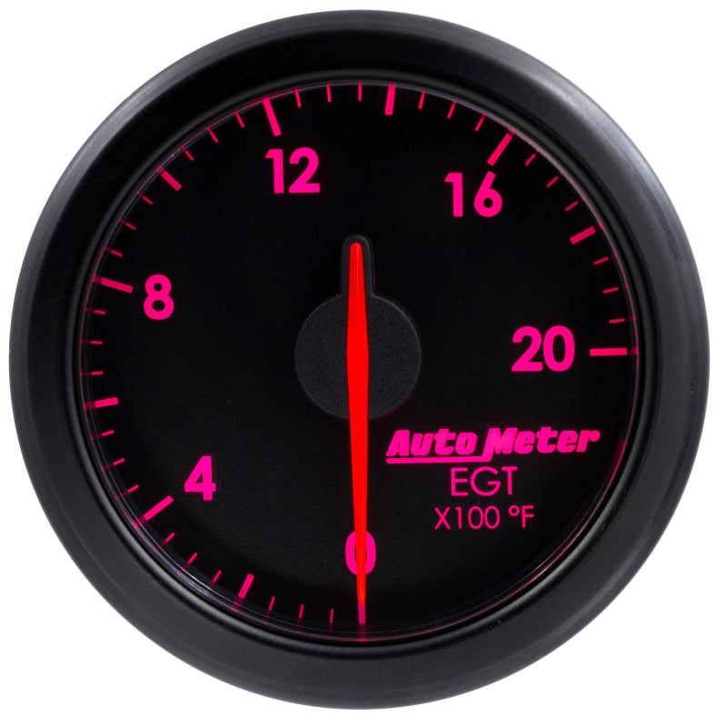 Autometer Airdrive 2-1/16in EGT Gauge 0-2000 Degrees F - Black-thumbmail-5